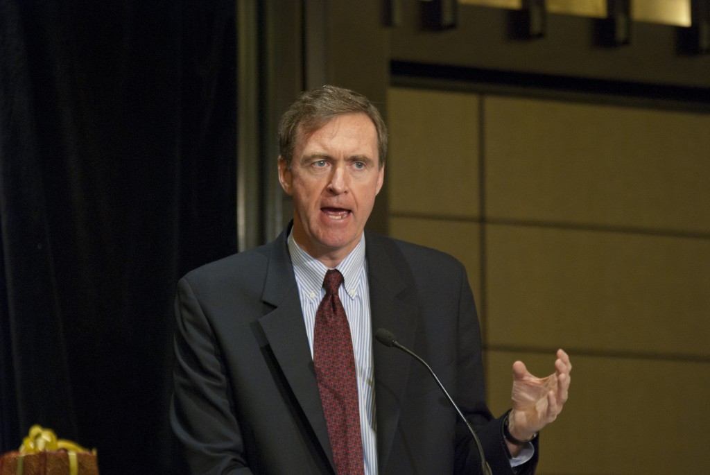 Chris Lowney, Trustee on the stewardship board of Catholic Health Initiatives in the US says people hunger for answers to the ultimate questions. PHOTO: Robert Hiini