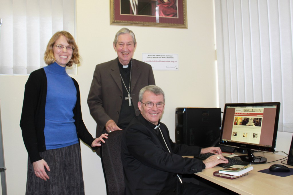 Archbishop Timothy Costelloe and Archbishop Emeritus Barry Hickey launched the site. PHOTO: Fr Robert Cross
