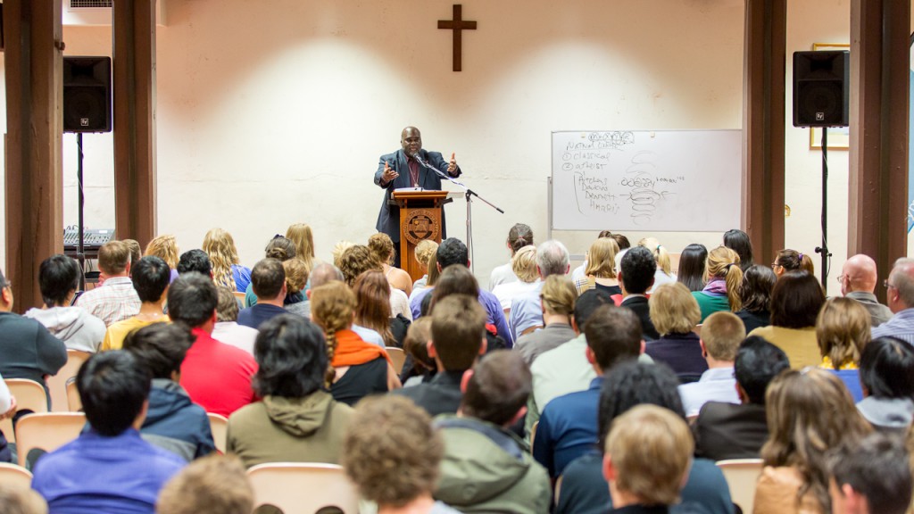 Deacon Harold Burke-Sivers of EWTN fame spoke to hundreds during his Perth visit. PHOTO: Michael Connelly