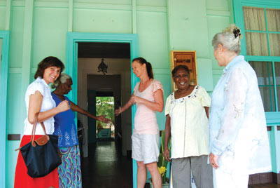 Volunteers welcome visitors to the SSJG's Heritage Centre in Broome, winner of the prestigious WA Heritage Award.