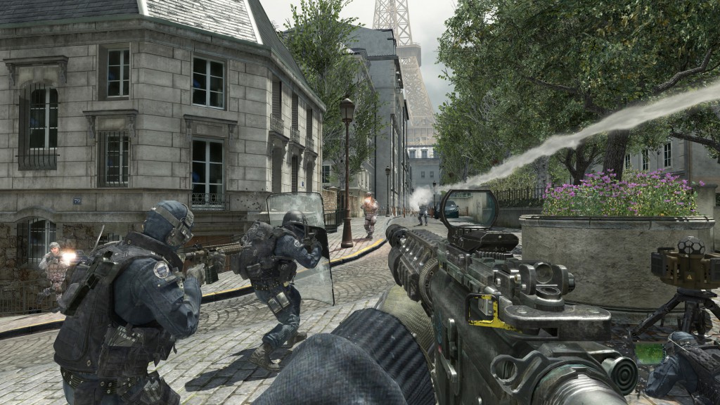 A scene from best selling first person shooter game Call of Duty 3. Some have blamed such games for real world killings involving firearms. PHOTO: CNS