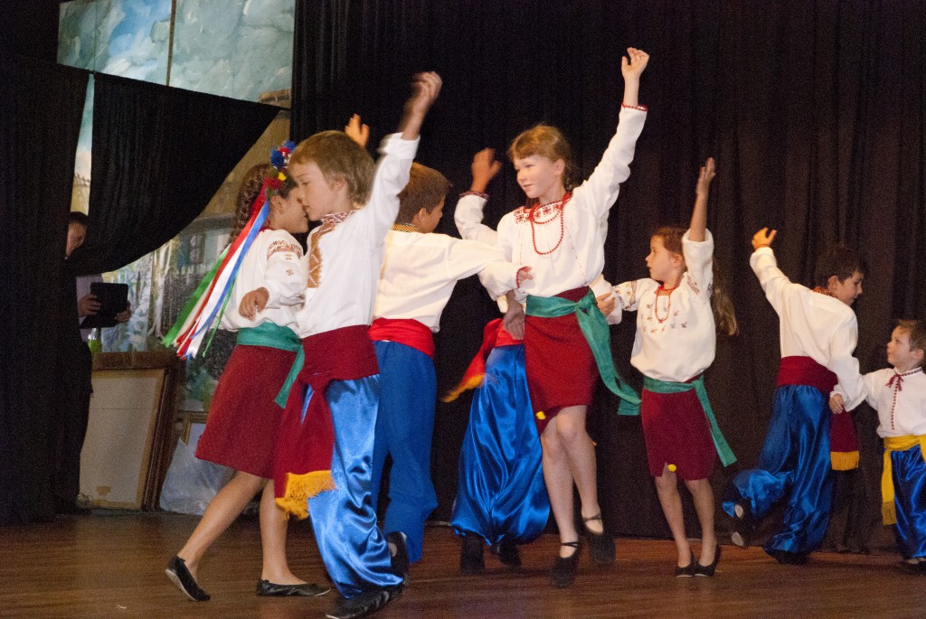 Young parishioners from St John the Baptist Ukrainian Catholic parish in Maylands entertain a gathering in honour of Ukrainian poet, Taras Shevchenko, who is heralded by Ukrainians as the “people’s poet” and as a champion of the oppressed. PHOTO: Matthew Biddle