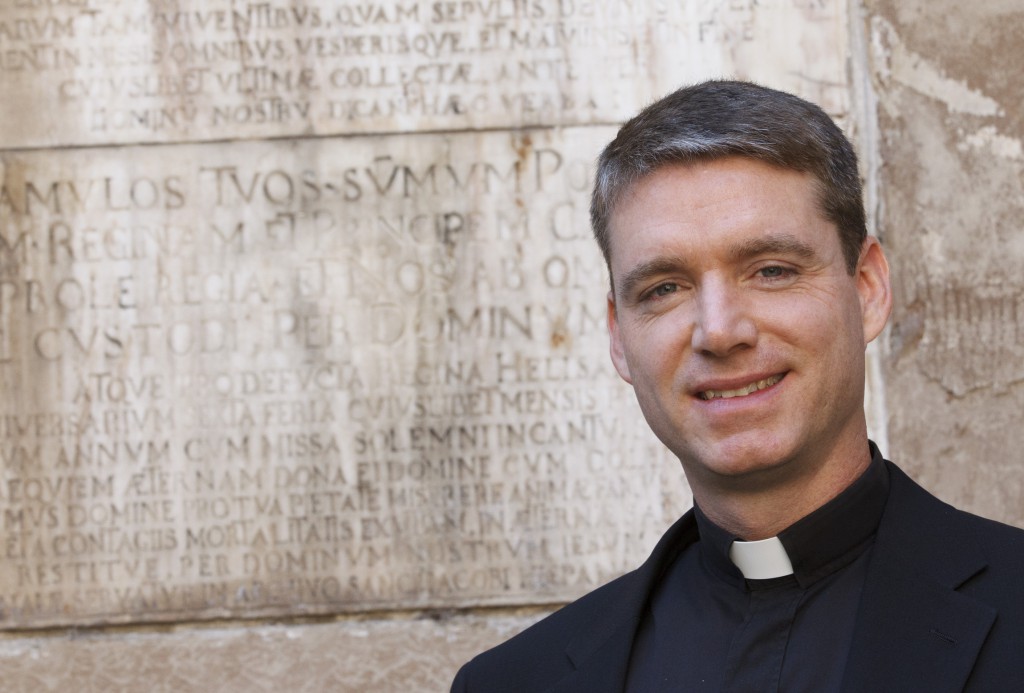 U.S. Msgr. Daniel B. Gallagher is pictured in Rome Sept. 18. Father Gallagher is a Latin expert who works in the Vatican Secretariat of State. PHOTO: CNS/Paul Haring