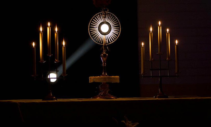 The Vatican is trying to organise for the Year of Faith a global hour of prayer around the Eucharist "for the first time in the history of the church," said Archbishop Rino Fisichella, president of the Pontifical Council for Promoting New Evangelization. PHOTO: Michael Connolly