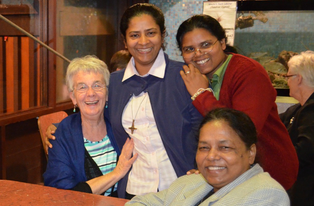 Our Lady of the Mission principals and religious came together in Perth to celebrate their mission, pictured above at dinner in Fremantle. PHOTO: Sam Di Nucci