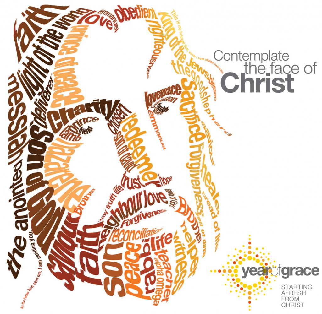 The front cover of the 'Contemplate the face of Christ' DVD Sleeve.