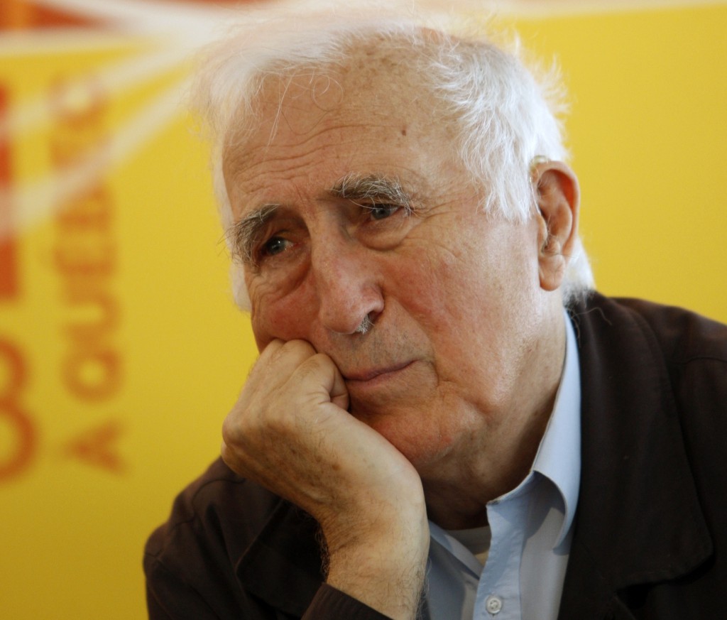 Jean Vanier, founder of the International Federation of L'Arche Communities, was presented with a peace award for fostering total acceptance of people as they are -- with and without disabilities in the village where he founded LÕArche in 1964. He is pictured in a 2008 photo. It will be the first time the Iowa-based award is presented overseas. PHOTO: CNS/Nancy Wiechec