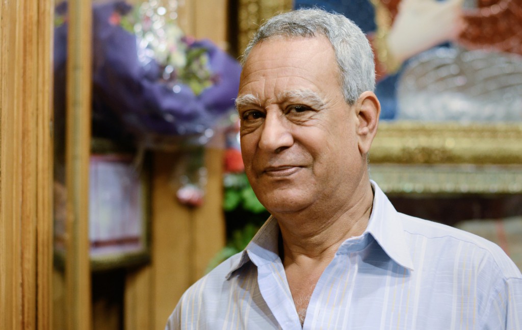 Retired engineer Samir Ebrahim is pictured at the Coptic Orthodox Church of the Virgin Mary in the Maadi suburb of Cairo Aug. 25. Christians make up between 10 and 15 percent of Egypt's 82.5 million people, who are predominantly Sunni Muslim. PHOTO: CNS/Dana Smillie