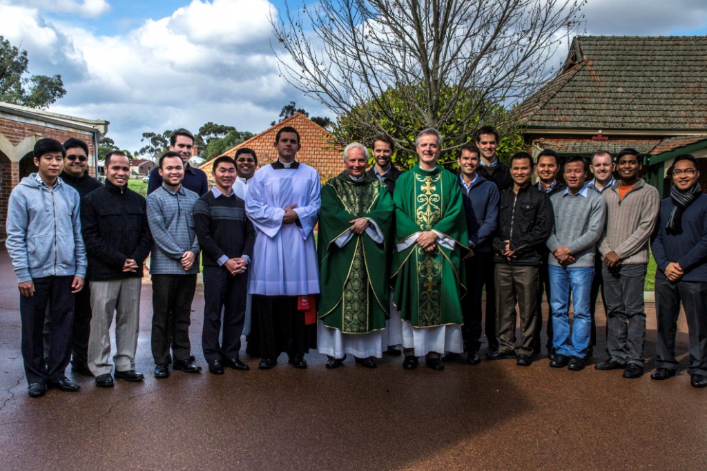 Mgr Roderick Strange, from the Beda Pontifical College in Rome, visited St Charles’ Seminary in Guildford in July where he led a one-week silent retreat for the seminarians. The Seminary’s second Vocations Enquiry Evening for 2013 is scheduled for September 14 for single men discerning a call to the priesthood.