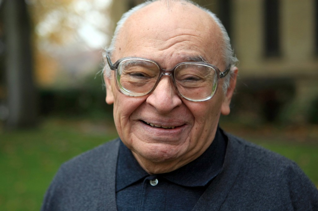 Dominican Father Gustavo Gutierrez is pictured in 2007 on the campus of the University of Notre Dame in Indiana. Father Gutierrez, known as the father of liberation theology, had an informal meeting with Pope Francis Sept. 11 at the pontiff's residence, Domus Sanctae Martae. PHOTO: CNS/Matt Cashore, courtesy University of Notre Dame