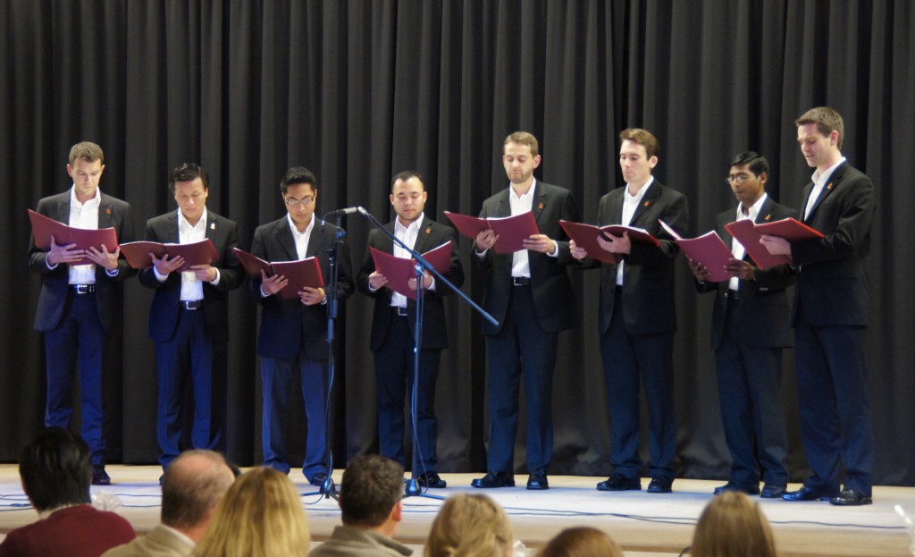 St Charles’ seminarians - aka the St Charles’ Seminary Schola Cantorum - gave the Three Tenors a run for their money on August 10 at the Respect Life Office fundraiser.