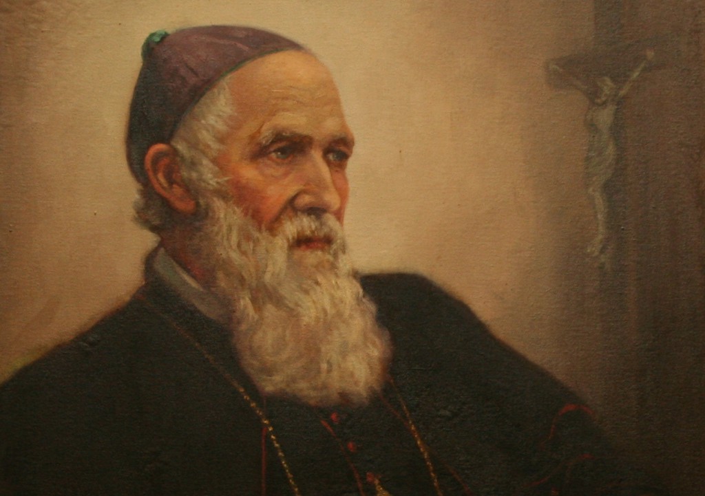 The second bishop of Perth, Martin Griver, was renowned during his own lifetime for his sanctity and the eminently pastoral nature of his ministry. His was a period of stability, relative unity and growth. He is pictured above in a section of a portrait which hangs in the dining room of Perth’s Cathedral House, painted by Margaret Johnson. PHOTO: Peter Rosengren
