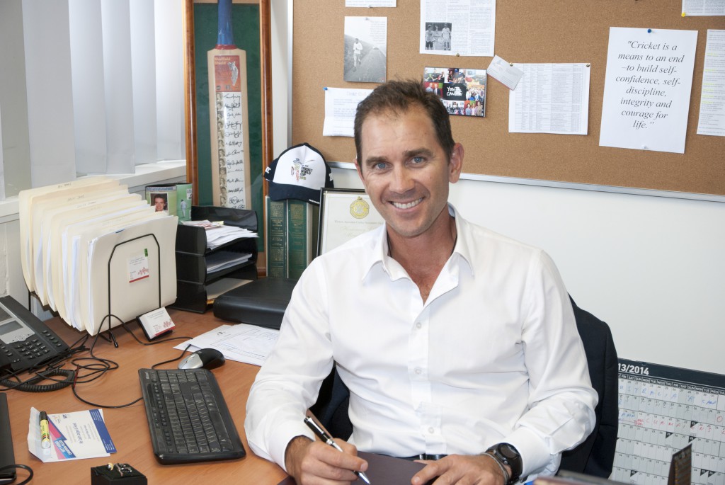 Former Australian cricketer Justin Langer says he would relish the opportunity to coach the newly-formed Vatican cricket team.  PHOTO: Matthew Biddle