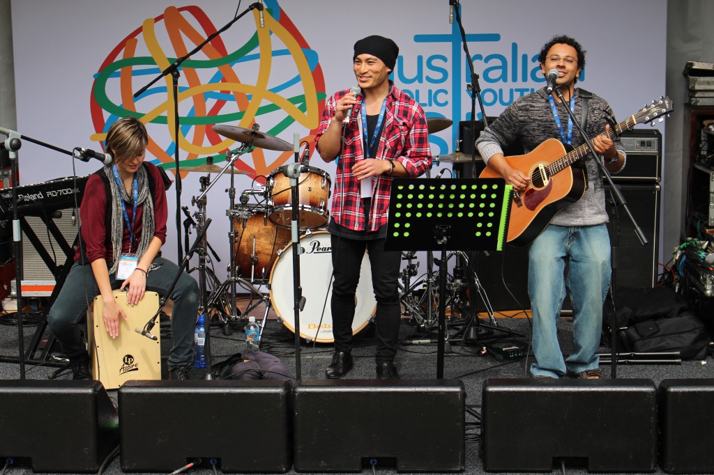More than 3,000 youth from around Australia gathered in Melbourne for the inaugural Australian Catholic Youth Festival in December.  The Australian Catholic Youth Council, encouraged by the success of the event, hopes to continue to host the Festival annually. PHOTO: Fiona Basile