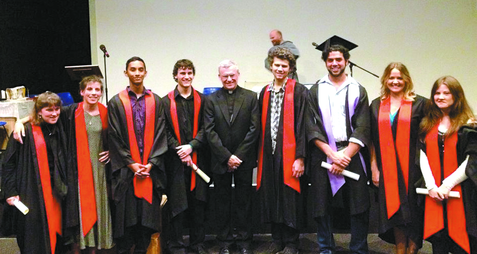 The eight 2013 graduates from Acts 2 College of Mission and Evangelisation, which is celebrating its 10th year in 2014.