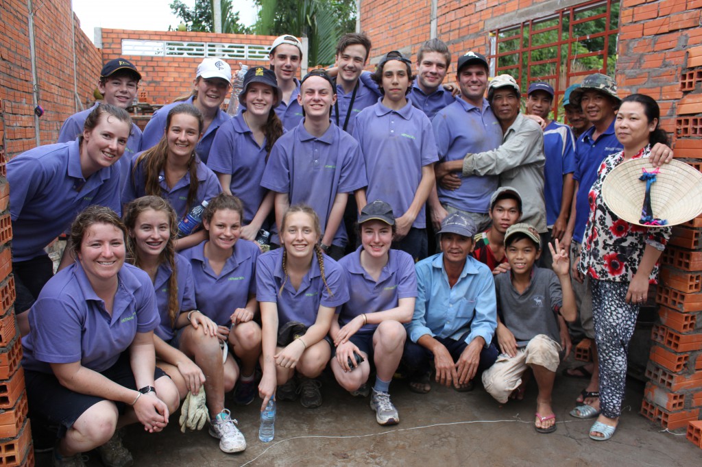 Teachers and Year 11 students from John XXIII College, Claremont during their 14-day pilgrimage to Vietnam, which was inspired by the Year of Jubilee pilgrimage theme.