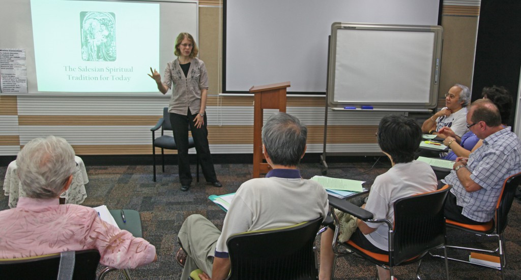 Dr Michelle Jones presenting at the Maranatha Centre