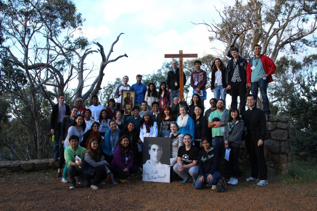 A  group photo of the 40 participants of a retreat organised by Catholic Youth Ministry that focused on learning to pray and developing a better prayer life. PHOTO: CYM