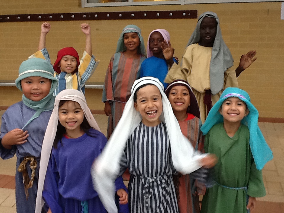 Junior students from St Gerard’s Primary School Westminster who performed in the Christmas Nativity play, Top row, from left to right. Harold Meneses, Faith Bin Omar, Adior Deng and Machot Achiek. Bottom Row, left to right – Joshua San Diego, Ashley Aniban, Rafaelle Pisano, Genezio Da Costa and Alexandria Duffy. PHOTO: St Gerard’s.