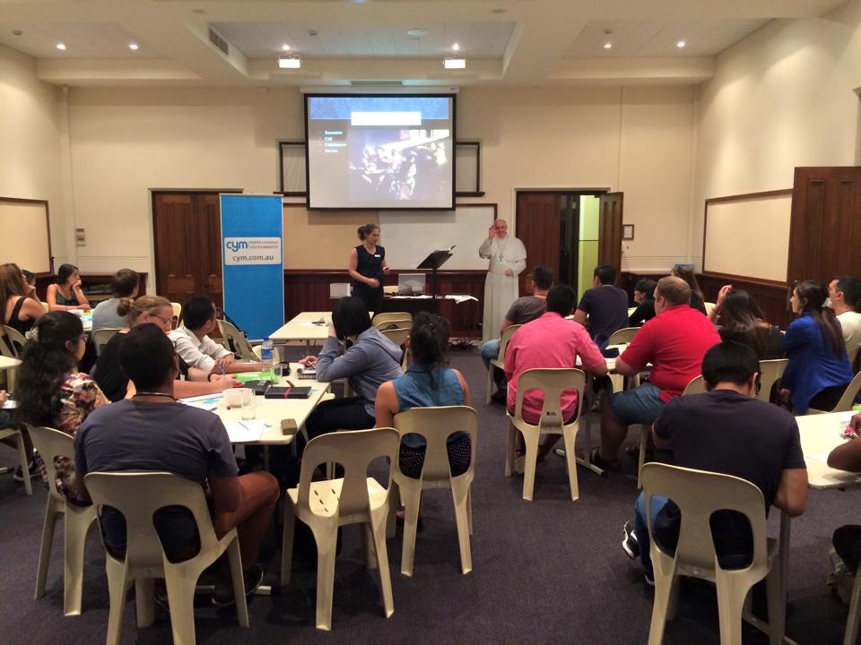 Attendees of the CYM Master Class take part in a session at Highgate Pastoral Centre. PHOTO: Supplied
