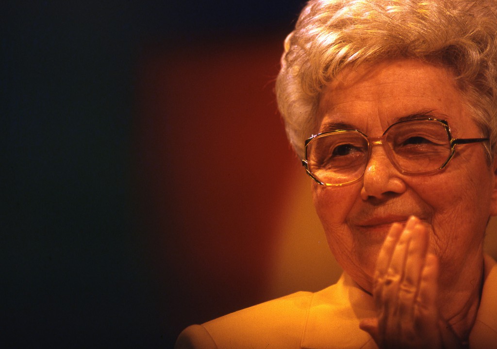 Chiara Lubich, the 88-year-old founder of the Focolare movement, died early March 14 in her room near the Focolare headquarters in Rocca di Papa, Italy. PHOTO: CNS/Alessia Giuliani
