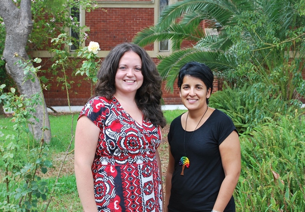 Vicky Burrows and Nicola Frew are part of a group of 14 women from all over Australia taking part in The Young Catholic Women’s Interfaith Fellowship. PHOTO: Marco Ceccarelli