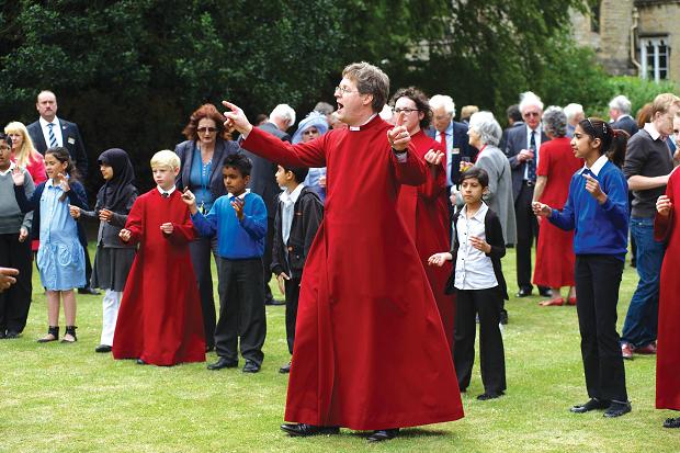 As a nine-year-old chorister at St Bartholomew's Church in Otford, Kent, Mr Reid was enrolled in an RSCM training scheme, evolving from a complete novice. PHOTO: Supplied