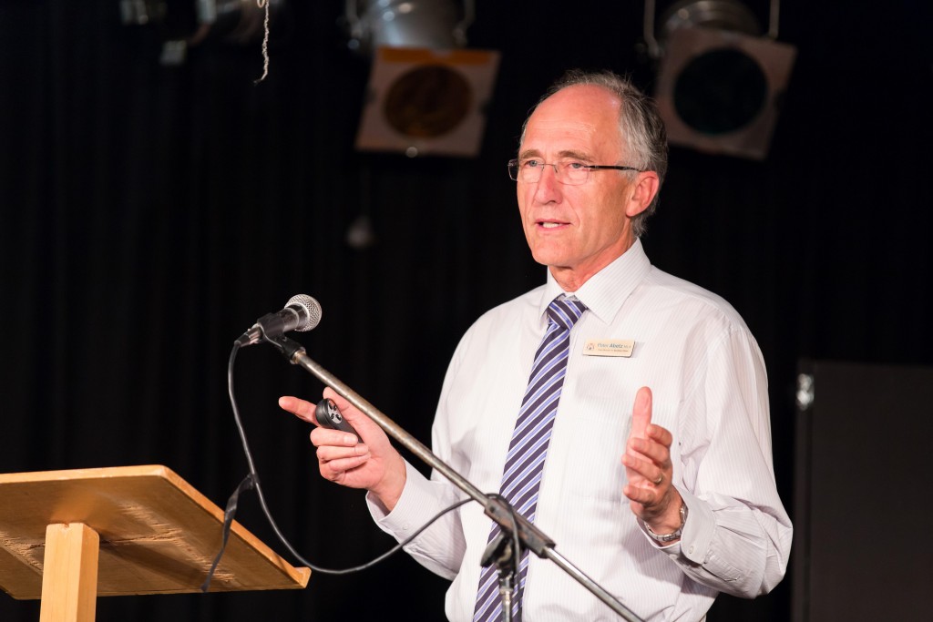 West Australian MP, Mr Peter Abetz, spoke on prostitution and human trafficking at the Dawson Society Speakers Forum on April 14. PHOTO: Matthew Lim