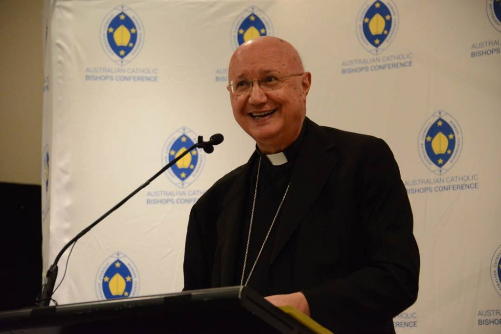 Archbishop Claudio Celli, President of the Pontifical Council for Social Communications, who spoke at the recent Australian Catholic Bishops Conference Communications Congress on the theme "What is your voice?". PHOTO: Fiona Basile