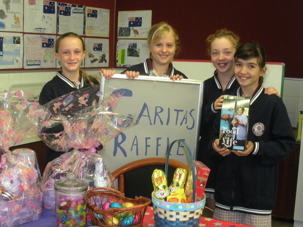 Year Six students from St Munchin’s Catholic Primary in Gosnells  held a successful cake stall and raffle to raise money for people less fortunate with Caritas Australia. PHOTO: Supplied