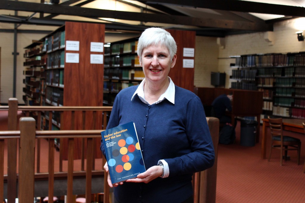 Associate Professor Joan Squelch co-edited Higher Education and the Law; a book placing Australian higher education under the spotlight PHOTO: UNDA