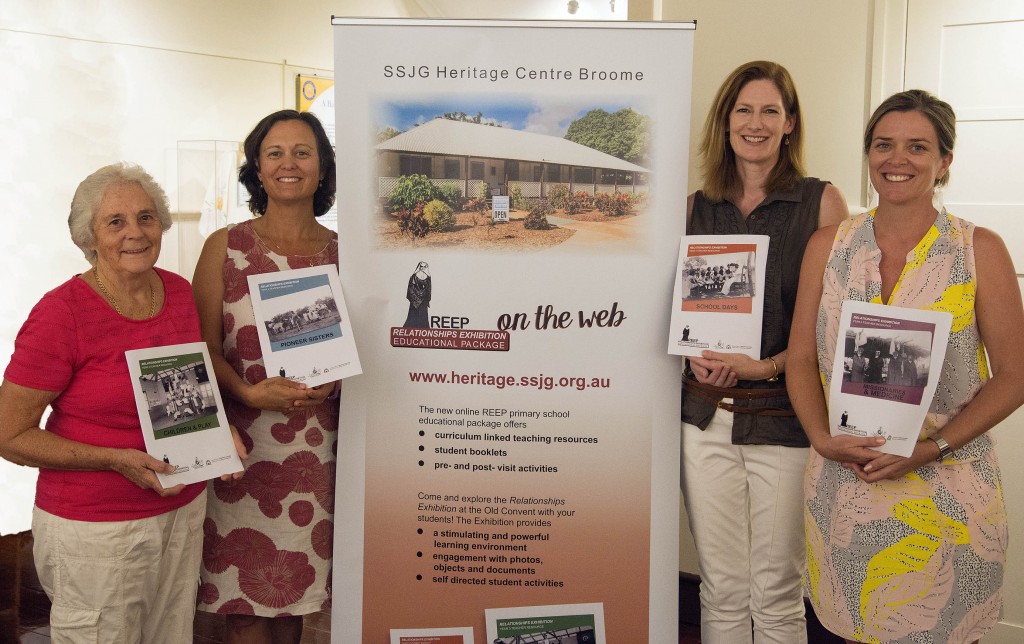 The SSJG Heritage Centre is very grateful to Joyce Hudson, Erica Rowley, Beth Graham and Keryn Moase for their generosity in giving their time to check, tweak and refine the draft materials in readiness for presentation on the web. PHOTO: Supplied