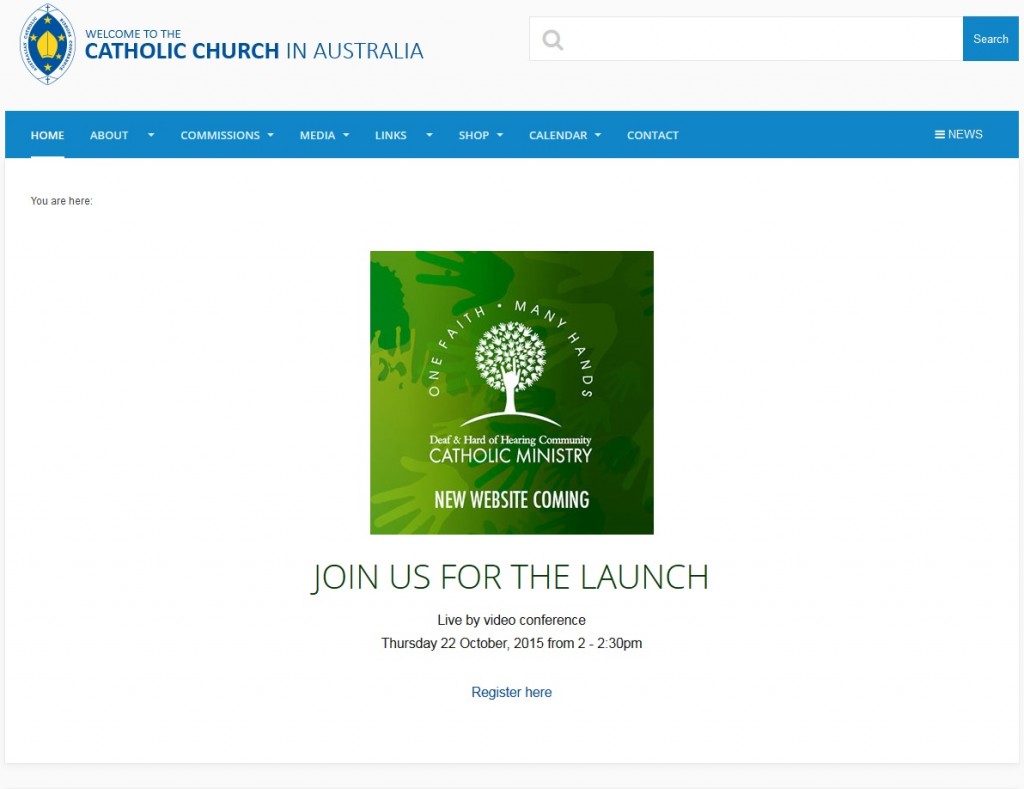 The Australian Catholic Bishops Conference will this week launch a new website, Deaf and Hard of Hearing Catholic Ministry, via video conference. IMAGE: Sourced
