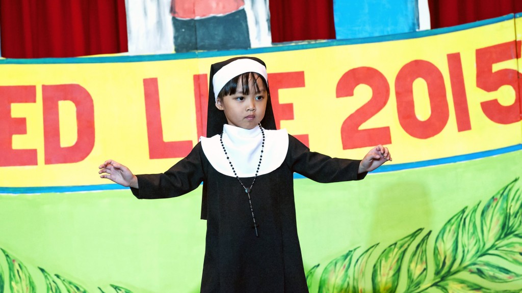 As part of the entertainment for the day, staged plays representing the beauty of religious life were put on by young members of the Vietnamese Catholic Community. Photo: Supplied.