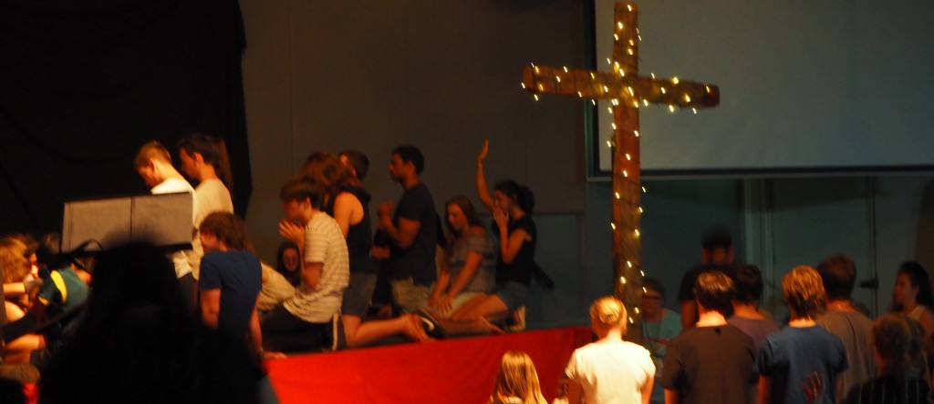 Drama, music and prayer helped were a central part of the Summer School of Evangelisation in Wattle Grove. Photo: Supplied.