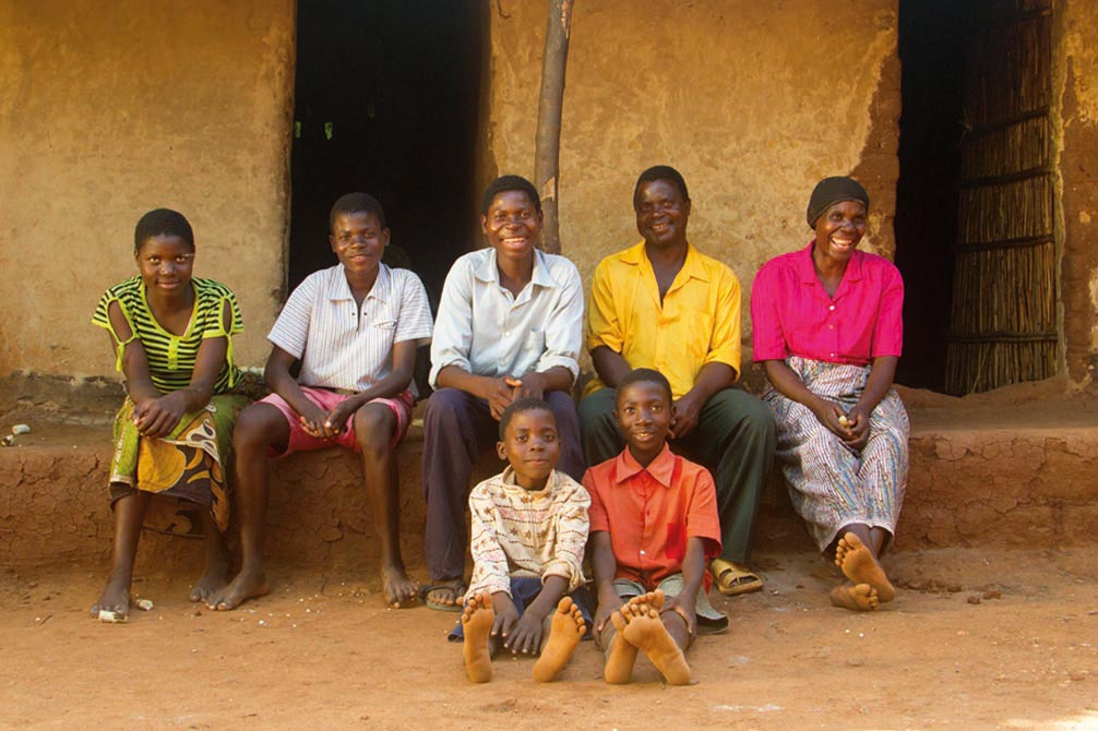 Doney with her husband, Nedson, and their five children Photo: Supplied