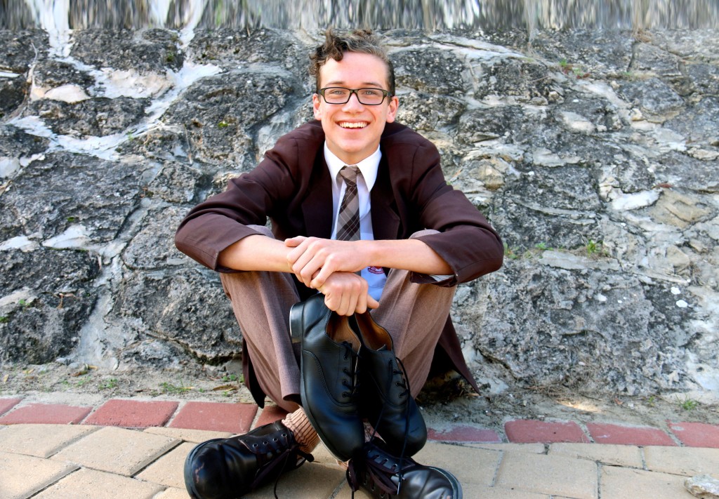 Sacred Heart student James Tunstead is heading for success with tap dancing. Photo supplied