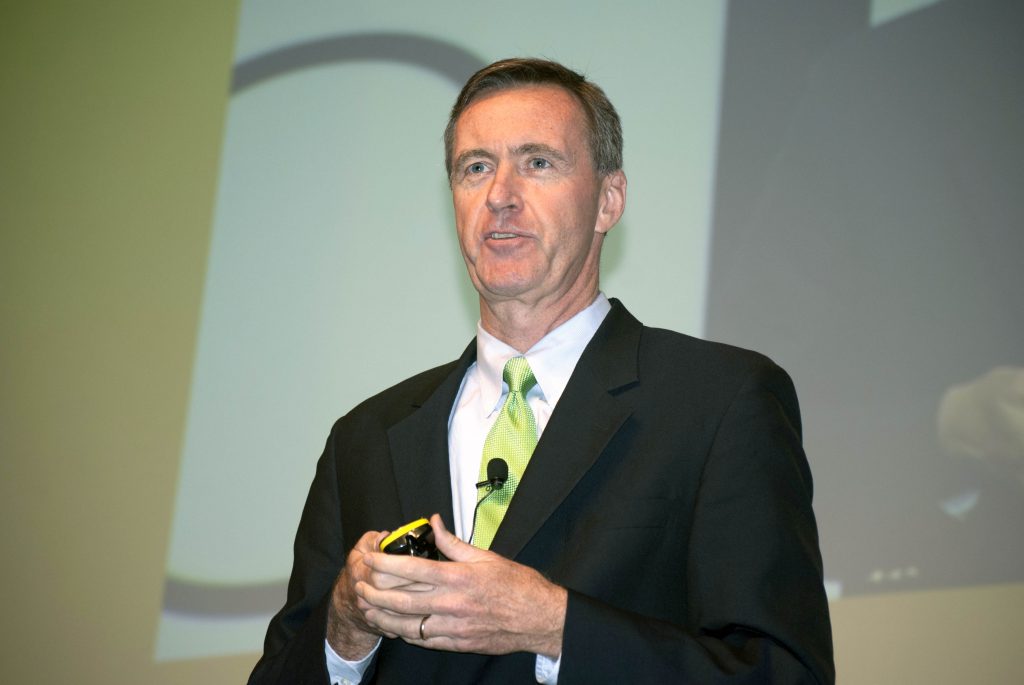 Pope Francis could provide an inspiring guide to leadership for those working throughout the education system and in wider society, according to National Catholic Education Conference (NCEC) keynote speaker, Chris Lowney. Photo: Caroline Smith