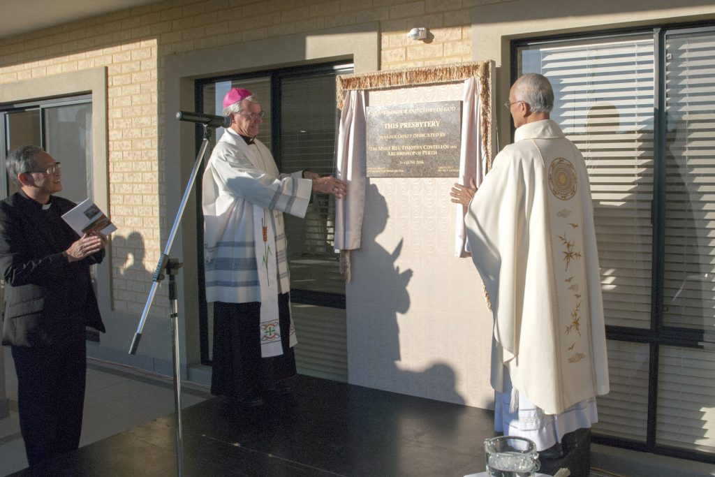 Archbishop Timothy Costelloe opened and blessed the new building. Photos: Jamie O’Brien