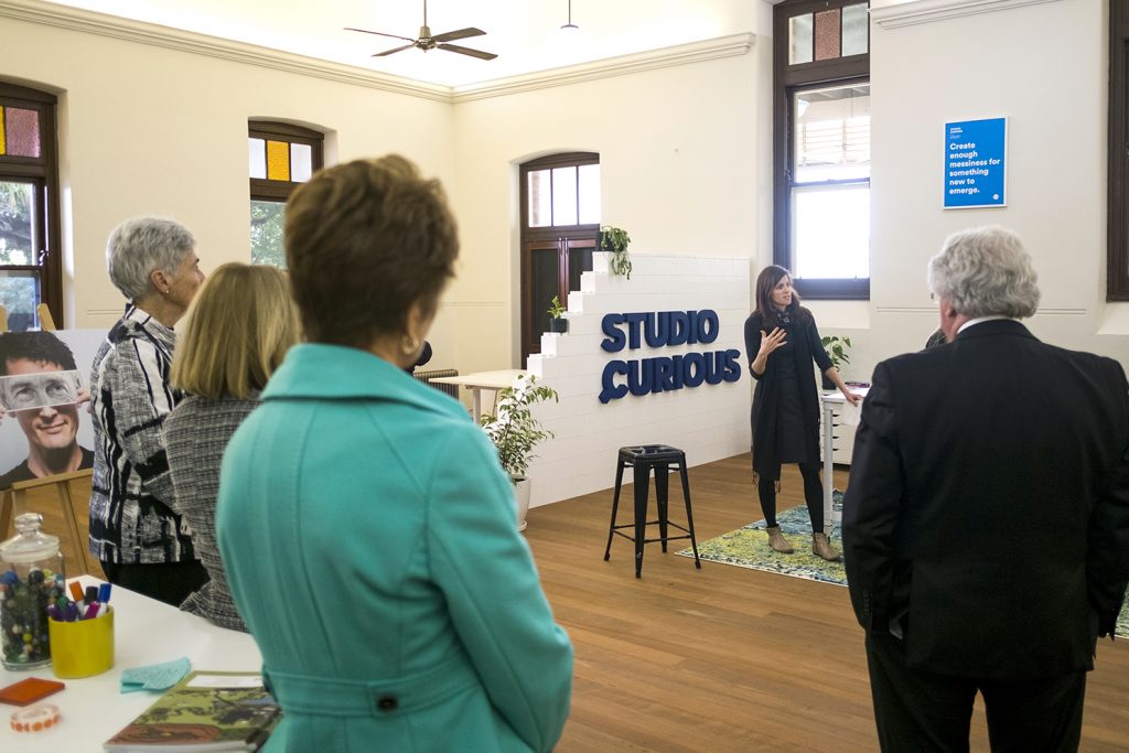 Studio Curious is designed to provide educators with the permission and confidence to create change; promote knowledge of evidence-based best practice in education; and encourage new connections. Photo: Supplied