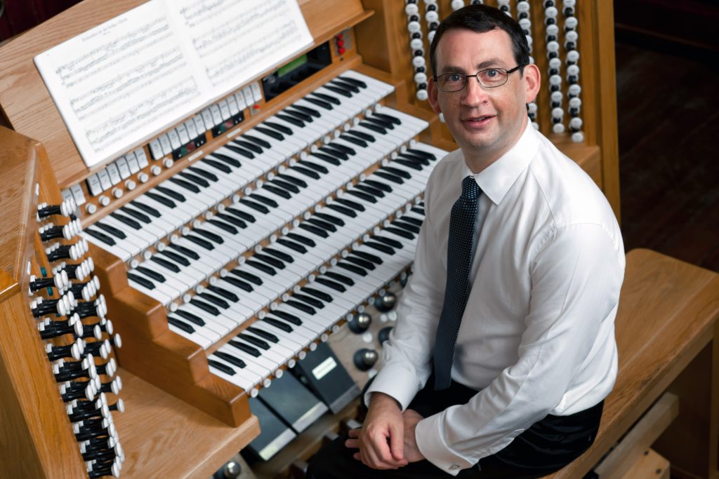 For pipe organist Dominic Perissinotto, promoting the qualities of his chosen instrument is a worthy cause, which he has been pursuing through the concert series, Pipe Organ Plus, hosted at Fremantle’s St Patrick’s Basilica. Photo: Caroline Smith