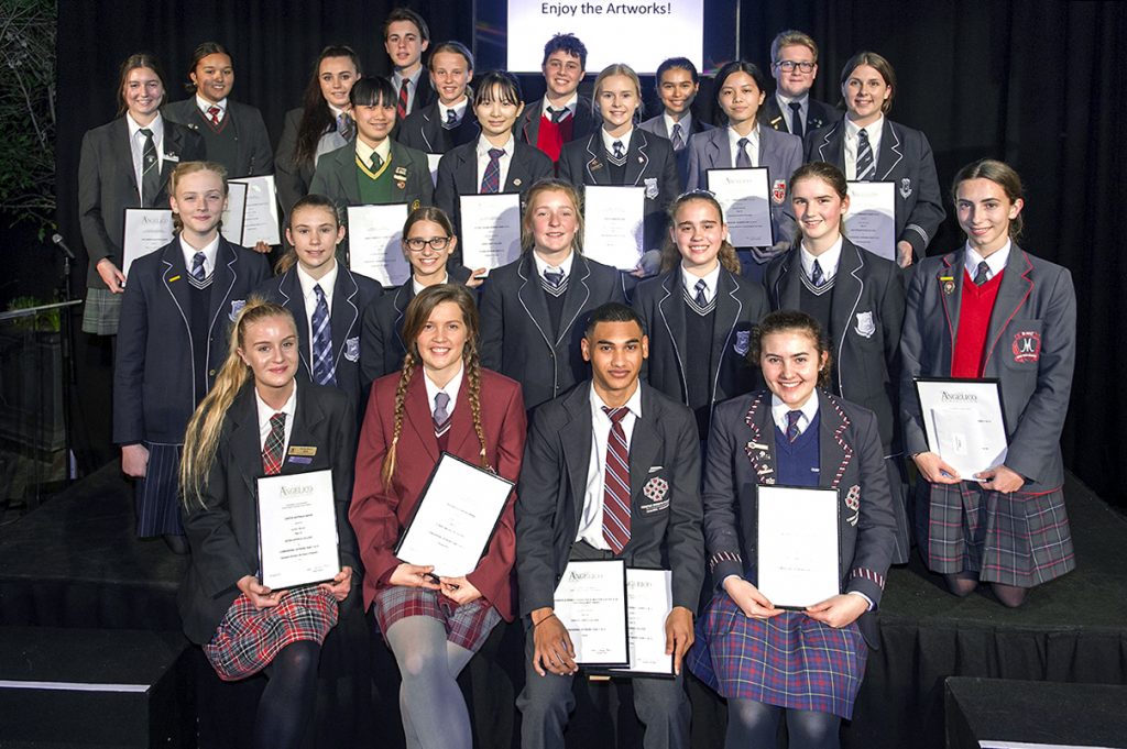 A total of 23 awards were presented to students who participated in the Angelico Exhibition, a prestigious annual event which provides a public forum for Catholic secondary students to showcase their artistic talents. Photo: Supplied