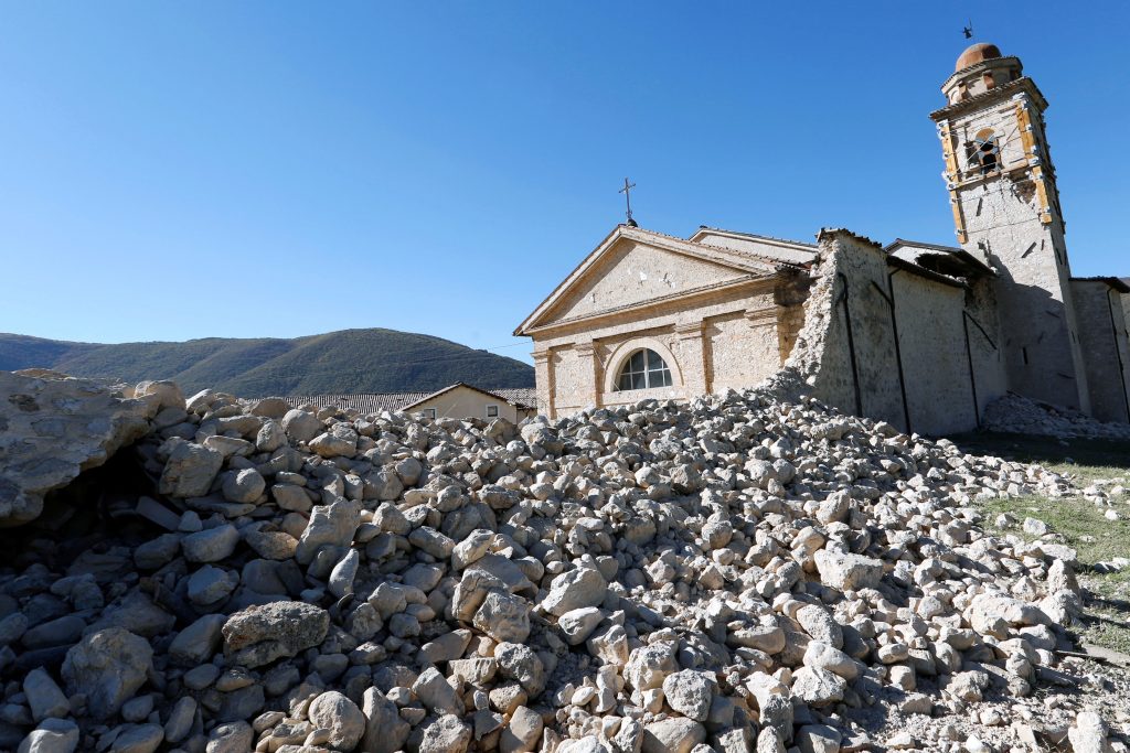 ITALY EARTHQUAKE CHURCH