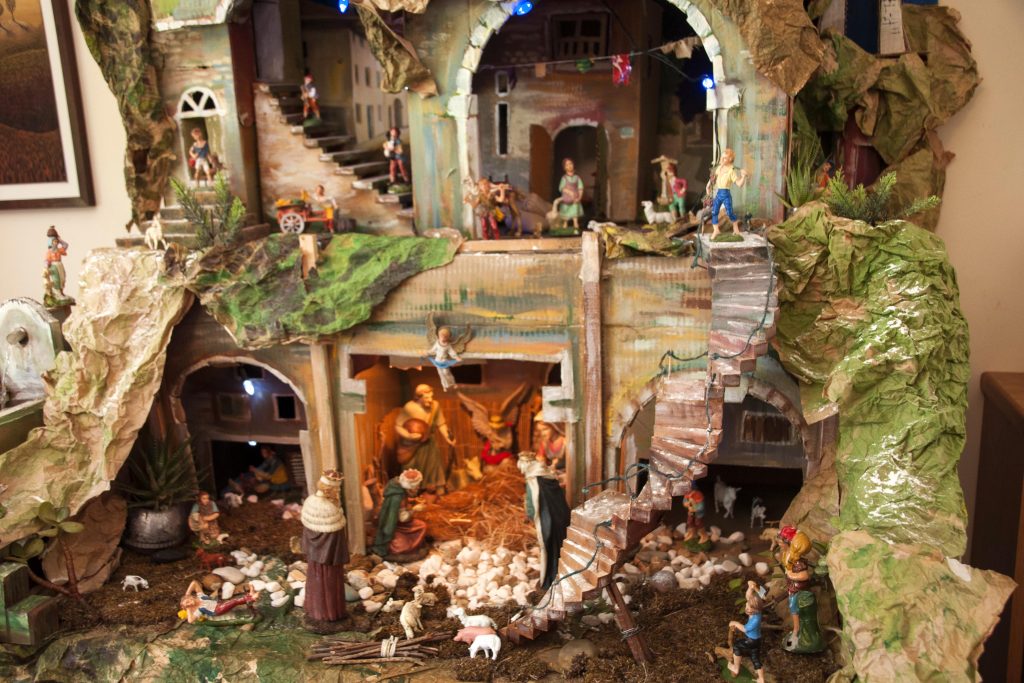In Italy, nativity scenes are known as ‘presepi’ and often include images of whole villages, their buildings and local people. Photo: Supplied