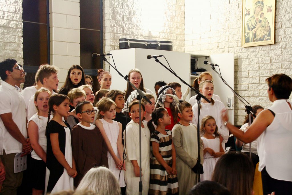 The Manning Parish Christmas Mass featured a re-enactment of the Gospel by talented young parishioners of St Pius X and local school children. Photo: Supplied