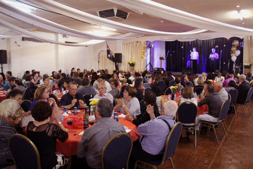 Following the Mass at Holy Cross Church, attendees enjoyed lunch at the WA Portuguese Club to celebrate the anniversary. Photo: Supplied