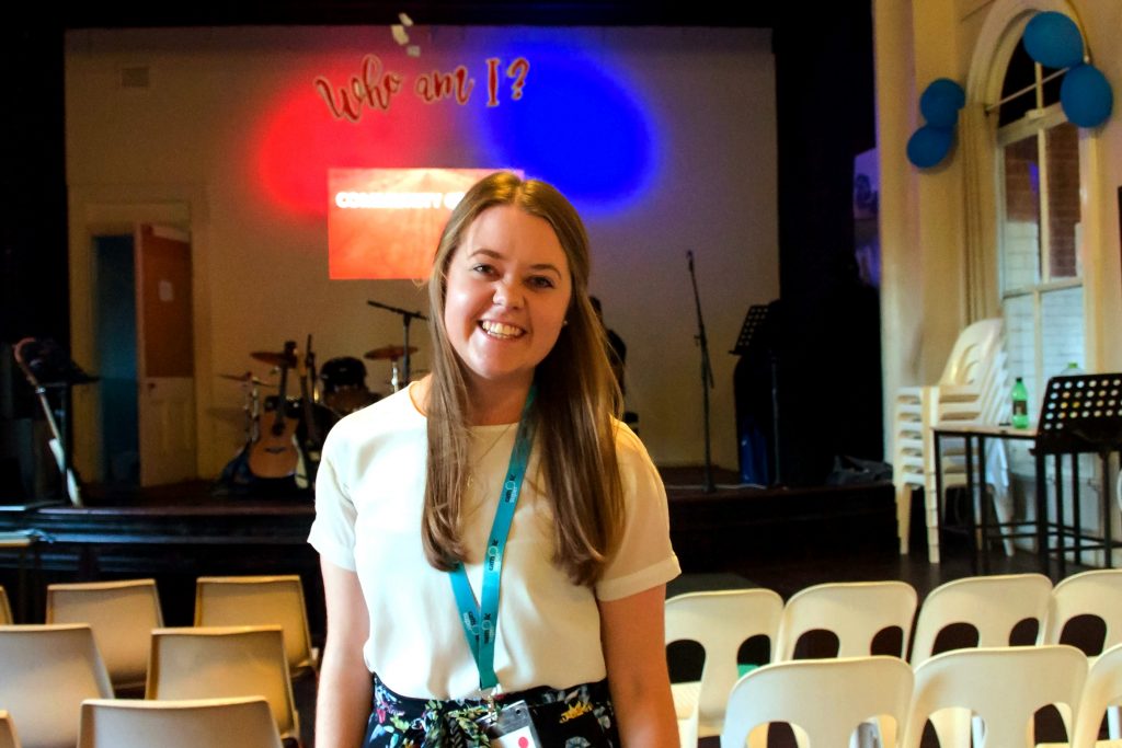 Karina Prentice, 20, says she wants to put her faith into action and be an authentic witness of the Gospel after attending the Embrace the Grace youth conference. Photo: Catholic Youth Ministry