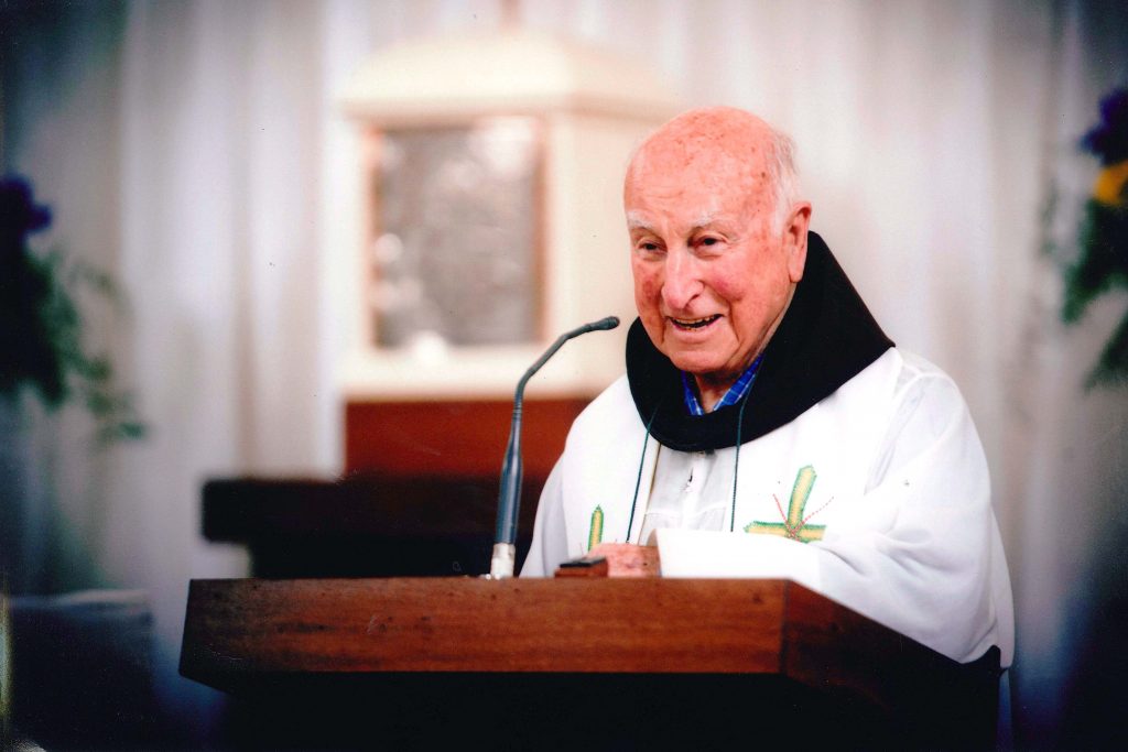 Father Michael John Brown OFM passed away on 31 December, 2016 at the age of 94, in the 67th year of his religious profession and the 61st year of his priestly ordination. Photo: Supplied