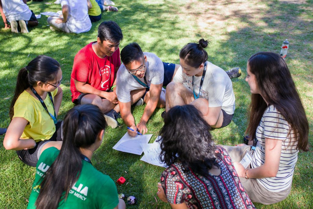 Participants were able to share their experience of youth ministry with each other, in addition to the workshops. Photo: Matt Lim