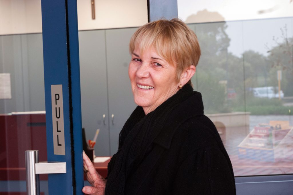 Principal Carmel O’Shaughnessy has followed an unconventional path to educational leadership, first pursuing a career in nursing before the struggles of a child close to her prompted her to become a teacher. Photo: Jamie O’Brien